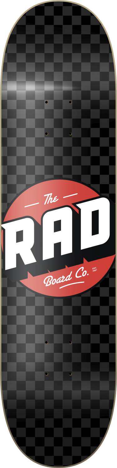 RAD Checker Skateboard Deck - SeasideBMX - RAD