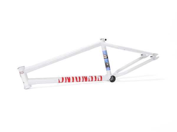 FIEND MILLS FRAME GLOSS WHITE | SeasideBMX