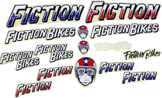 Fiction Sticker Pack - SeasideBMX - FICTION
