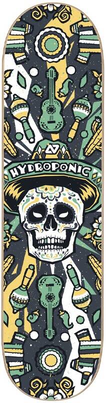 Hydroponic Mexican Skull 2.0 Skateboard Deck - SeasideBMX - Hydroponic