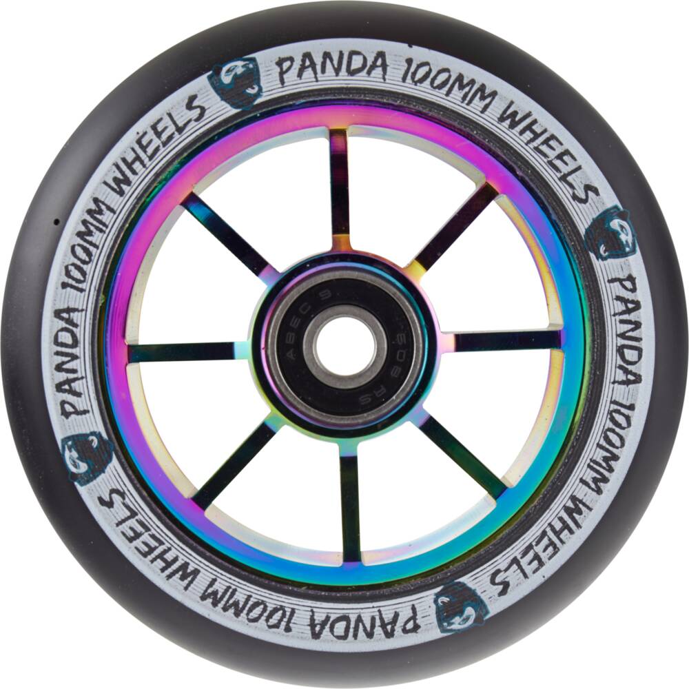 Panda Spoked V2 Pro Scooter Wheel - SeasideBMX - Panda