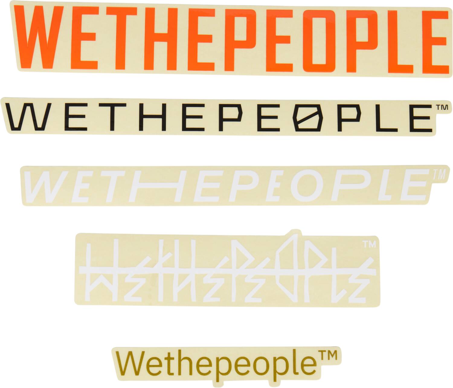 Wethepeople 4BIG 2020 Sticker Pack - SeasideBMX - FICTION